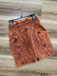 Mineral Wash Pocket Bike Shorts