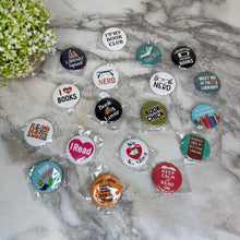 Load image into Gallery viewer, Button Pin - Books
