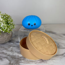Load image into Gallery viewer, Squishy Toy - Viral Dumpling, Solid Blue
