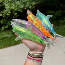 Load image into Gallery viewer, Squishy Toy - Shark Glitter
