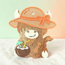 Load image into Gallery viewer, Cabana Cow Freshie
