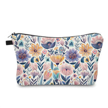Load image into Gallery viewer, Pouch - Purple Blue Yellow Floral
