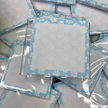 Load image into Gallery viewer, The Sticky Note Collection - Blue Dog Paw Prints
