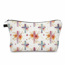 Load image into Gallery viewer, Pouch - Religious Cross Floral
