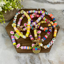 Load image into Gallery viewer, Bracelet - Clay + Bead - Easter Mix #6
