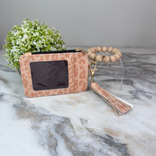Load image into Gallery viewer, Bracelet Keychain &amp; Card Holder Wallet - Animal Print
