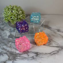 Load image into Gallery viewer, Squishy Toy - Smooth Nine Cube, Glitter
