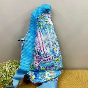 Sling Bag - Lemon Magenta Blue
