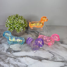 Load image into Gallery viewer, Squishy Toy - Glitter Weiner Dog
