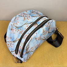 Load image into Gallery viewer, The Roni Nylon Crossbody - Ice Blue Cherry Blossom
