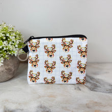 Load image into Gallery viewer, Mini Pouch - Christmas Plaid Reindeer

