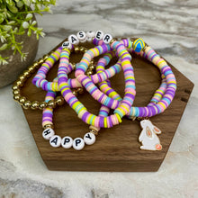 Load image into Gallery viewer, Bracelet - Clay + Bead - Easter Pastel Mix
