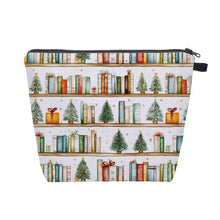 Load image into Gallery viewer, Pouch XL - Christmas Tree Bookshelf Book
