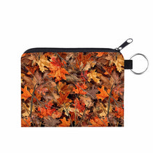 Load image into Gallery viewer, Mini Pouch - Camo Leaves Orange
