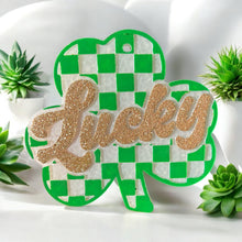 Load image into Gallery viewer, Checkered Shamrock Freshie
