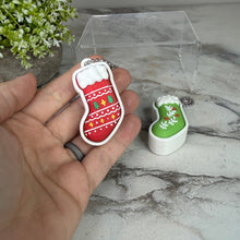 Load image into Gallery viewer, Keychain Clicker Toy - Christmas Stocking
