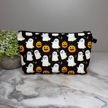 Load image into Gallery viewer, Pouch - Halloween Fall - Ghost Pumpkin
