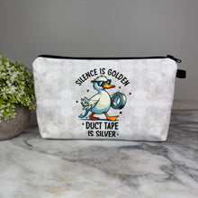 Load image into Gallery viewer, Pouch - Humor, Silence Duct Tape
