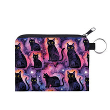 Load image into Gallery viewer, Mini Pouch - Black Cat Galaxy
