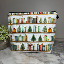 Load image into Gallery viewer, Pouch XL - Christmas Tree Bookshelf Book
