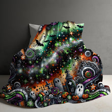 Load image into Gallery viewer, Blanket Halloween #27 - Graveyard Swirl - PREORDER ends 7/25
