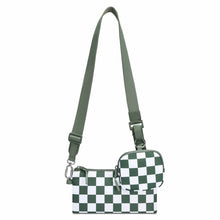 Load image into Gallery viewer, Tara - Double Pouch Nylon Crossbody
