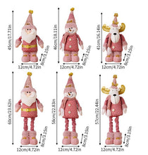 Load image into Gallery viewer, Telescopic Standing Christmas Decor - Pink &amp; Gold - PREORDER 10/3-10/6
