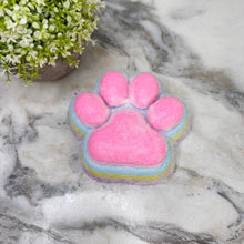 Load image into Gallery viewer, Squishy Toy - Giant Paw Taba - Rainbow Pink Paw
