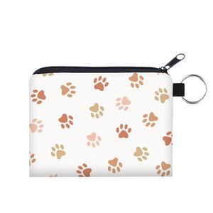 Mini Backpack, Pouch, & Mini Pouch Bundled Set - Dog Paw Tan