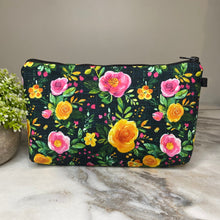 Load image into Gallery viewer, Pouch - Floral Yellow Pink
