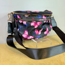 Load image into Gallery viewer, The Roni Nylon Crossbody - Butterfly Pink Galaxy
