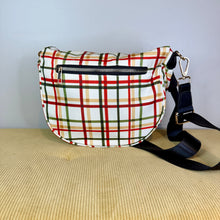 Load image into Gallery viewer, The Roni Nylon Crossbody - Cream Plaid
