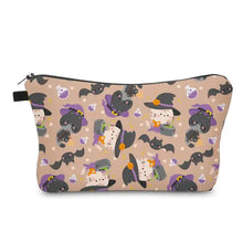 Load image into Gallery viewer, Pouch - Halloween Fall, Cat Witch

