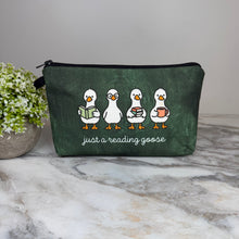 Load image into Gallery viewer, Pouch - Book, Reading Goose
