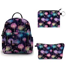 Load image into Gallery viewer, Mini Backpack, Pouch, &amp; Mini Pouch Bundled Set - Rainbow Dandelion
