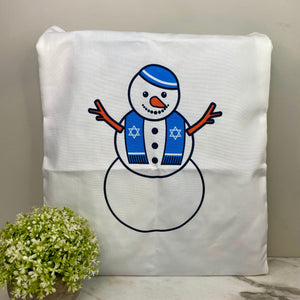 Tote Bag - Christmas/Hanukkah - #25 - Hanukkah Snowman