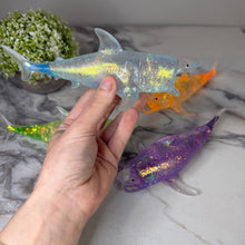 Load image into Gallery viewer, Squishy Toy - Shark Glitter
