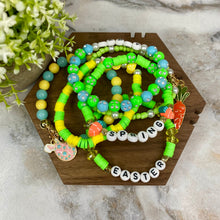 Load image into Gallery viewer, Bracelet - Clay + Bead - Easter Mix #7
