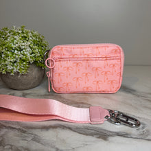 Load image into Gallery viewer, Rue - Nylon Wristlet Wallet - Pink Orange Bow
