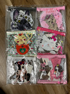 Animal Clear Pouches