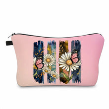 Load image into Gallery viewer, Pouch - Floral Stripe Butterfly
