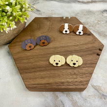 Load image into Gallery viewer, Acrylic Stud Earrings - Dog Mix

