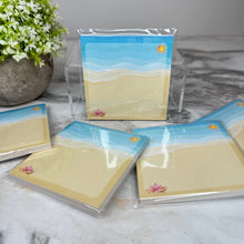 Load image into Gallery viewer, The Sticky Note Collection - Beach Sand Summer Seashell Sun
