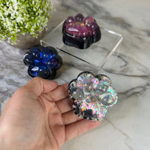 Load image into Gallery viewer, Squishy Toy - Paw Print, Galaxy Glitter
