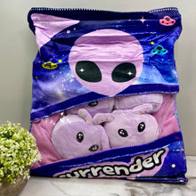 Load image into Gallery viewer, Stuffed Bag of Aliens Toy - Purple
