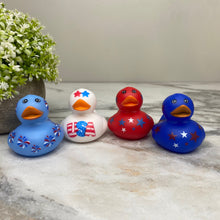 Load image into Gallery viewer, Rubber Duck - America 4th of July
