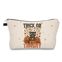 Load image into Gallery viewer, Pouch - Halloween Fall - Trick Or Trashy Raccoon
