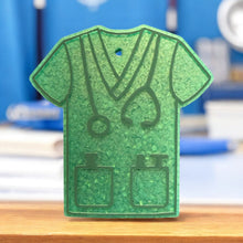 Load image into Gallery viewer, Green Scrub Top Freshie
