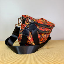 Load image into Gallery viewer, The Roni Nylon Crossbody - Camo Leaves Orange
