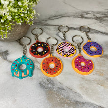 Load image into Gallery viewer, Keychain - Silicone - Donuts

